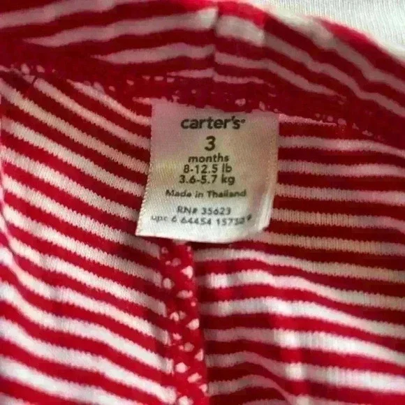 New Never worn Carter 3 months outfit. Babies first fourth. Bloomers & Onesie - Picture 2 of 4